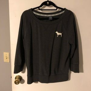 Gray Love Pink VS pullover